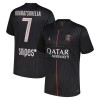 Maglia Paris Saint Germain Kvaratskhelia 7 Quarto Jordan 2025-26 Maniche Corte - Uomo