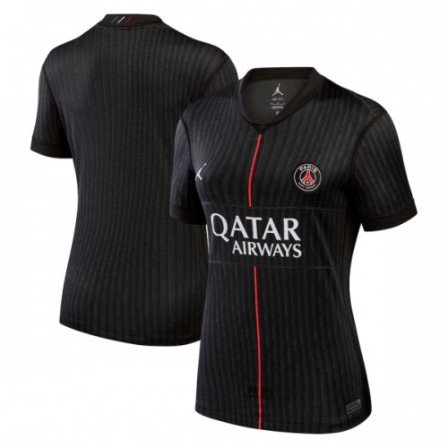 Maglia Paris Saint Germain Quarto Jordan 2025-26 Maniche Corte - Donna Maglia Paris Saint Germain Quarto Jordan 2025-26 Maniche Corte - Donna
