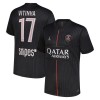 Maglia Paris Saint Germain Vitinha 17 Quarto Jordan 2025-26 Maniche Corte - Uomo