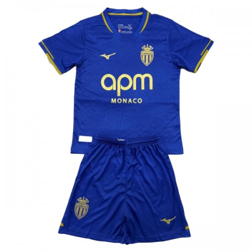 Divisa AS Monaco Secondo 2025-26 Maniche Corte - Bambino Divisa AS Monaco Secondo 2025-26 Maniche Corte - Bambino