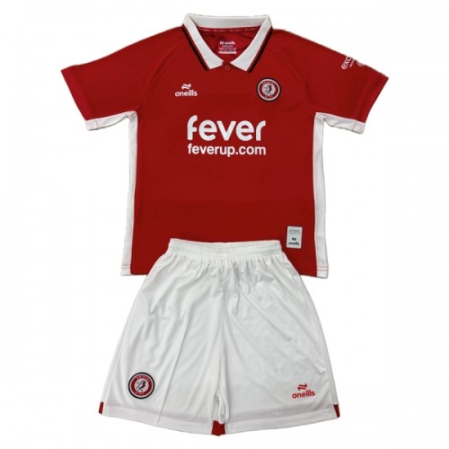 Divisa Bristol City Primo 2025-26 Maniche Corte - Bambino Divisa Bristol City Primo 2025-26 Maniche Corte - Bambino