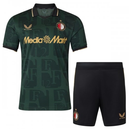 Divisa Feyenoord Rotterdam Quarto 2025-26 Maniche Corte - Bambino Divisa Feyenoord Rotterdam Quarto 2025-26 Maniche Corte - Bambino