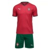 Divisa Portogallo Primo Mondiali 2026 Maniche Corte - Bambino Divisa Portogallo Primo Mondiali 2026 Maniche Corte - Bambino