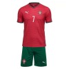 Divisa Portogallo Ronaldo 7 Primo Mondiali 2026 Maniche Corte - Bambino