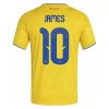 Maglia Colombia James 10 Primo Mondiali 2026 Maniche Corte - Uomo