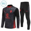 AC Milan Felpe da Allenamento Quarto-Zip 2025-26 Nera - Bambino AC Milan Felpe da Allenamento Quarto-Zip 2025-26 Nera - Bambino