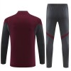 Arsenal Felpe da Allenamento Quarto-Zip 2025-26 Rossa - Uomo