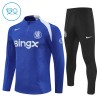 Chelsea Felpe da Allenamento Quarto-Zip 2025-26 Blu - Bambino