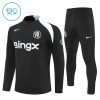 Chelsea Felpe da Allenamento Quarto-Zip 2025-26 Nera - Bambino