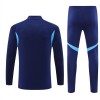 Real Madrid Felpe da Allenamento Quarto-Zip 2025-26 Navy - Uomo