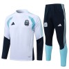 Argentina Felpe da Allenamento Quarto-Zip 2026-27 Bianca - Uomo Argentina Felpe da Allenamento Quarto-Zip 2026-27 Bianca - Uomo