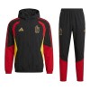 Belgio Felpe con Cappuccio da Allenamento 2026-27 Nera - Uomo Belgio Felpe con Cappuccio da Allenamento 2026-27 Nera - Uomo