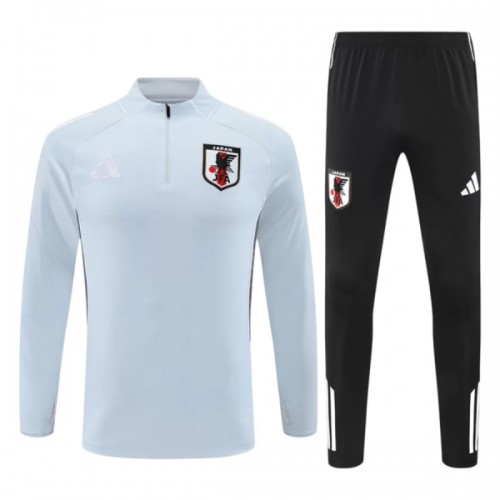 Giappone Felpe da Allenamento Quarto-Zip 2026 Bianca - Uomo Giappone Felpe da Allenamento Quarto-Zip 2026 Bianca - Uomo