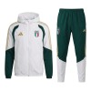 Italia Felpe con Cappuccio da Allenamento 2026-27 Bianca - Uomo