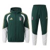 Italia Felpe con Cappuccio da Allenamento 2026-27 Verde - Uomo Italia Felpe con Cappuccio da Allenamento 2026-27 Verde - Uomo
