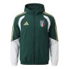 Italia Felpe con Cappuccio da Allenamento 2026-27 Verde - Uomo