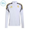 Real Madrid Felpe da Allenamento Quarto-Zip 2026-27 Bianca - Bambino