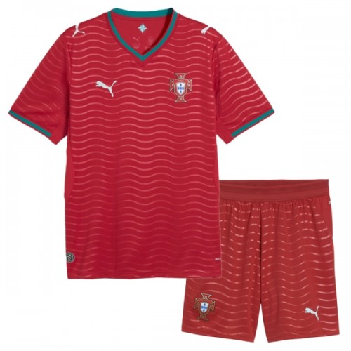 Divisa Portogallo Primo Mondiali 2026 Maniche Corte - Bambino Divisa Portogallo Primo Mondiali 2026 Maniche Corte - Bambino