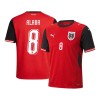Maglia Austria Alaba 8 Primo Mondiali 2026 Maniche Corte - Uomo