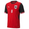 Maglia Austria Alaba 8 Primo Mondiali 2026 Maniche Corte - Uomo