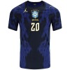 Maglia Brasile Estevao 20 Secondo Mondiali 2026 Maniche Corte - Uomo