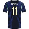 Maglia Brasile Raphinha 11 Secondo Mondiali 2026 Maniche Corte - Uomo