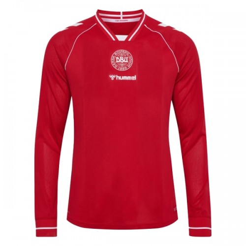 Maglia Danimarca Primo Mondiali 2026 Maniche Lunghe - Uomo Maglia Danimarca Primo Mondiali 2026 Maniche Lunghe - Uomo