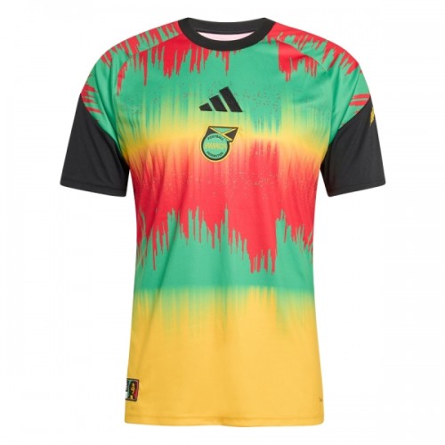 Maglia Giamaica Pre-Match Mondiali 2026 Maniche Corte - Uomo Maglia Giamaica Pre-Match Mondiali 2026 Maniche Corte - Uomo