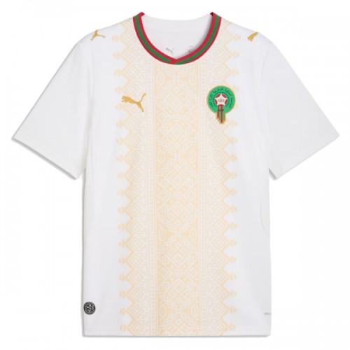 Maglia Marocco Secondo Mondiali 2026 Maniche Corte - Uomo Maglia Marocco Secondo Mondiali 2026 Maniche Corte - Uomo