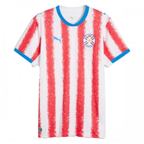 Maglia Paraguay Primo Mondiali 2026 Maniche Corte - Uomo Maglia Paraguay Primo Mondiali 2026 Maniche Corte - Uomo