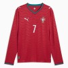 Maglia Portogallo Ronaldo 7 Primo Mondiali 2026 Maniche Lunghe - Uomo