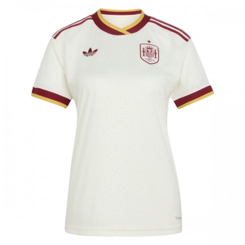 Maglia Spagna Secondo Mondiali 2026 Maniche Corte - Donna Maglia Spagna Secondo Mondiali 2026 Maniche Corte - Donna