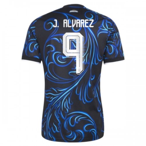 Maglia Argentina J. Alvarez 9 Secondo Mondiali 2026 Maniche Corte - Uomo Maglia Argentina J. Alvarez 9 Secondo Mondiali 2026 Maniche Corte - Uomo