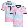 Maglia Belgio De Bruyne 7 Secondo Mondiali 2026 Maniche Corte - Uomo