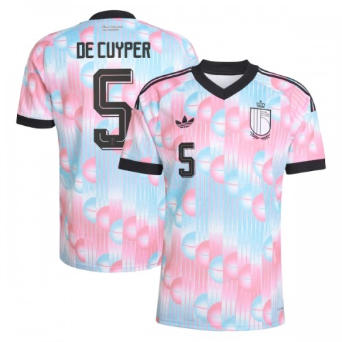 Maglia Belgio De Cuyper 5 Secondo Mondiali 2026 Maniche Corte - Uomo Maglia Belgio De Cuyper 5 Secondo Mondiali 2026 Maniche Corte - Uomo