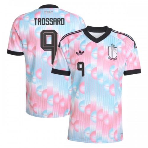 Maglia Belgio Trossard 9 Secondo Mondiali 2026 Maniche Corte - Uomo Maglia Belgio Trossard 9 Secondo Mondiali 2026 Maniche Corte - Uomo