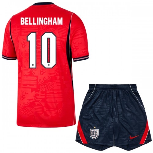 Divisa Inghilterra Bellingham 10 Secondo Mondiali 2026 Maniche Corte - Bambino Divisa Inghilterra Bellingham 10 Secondo Mondiali 2026 Maniche Corte - Bambino