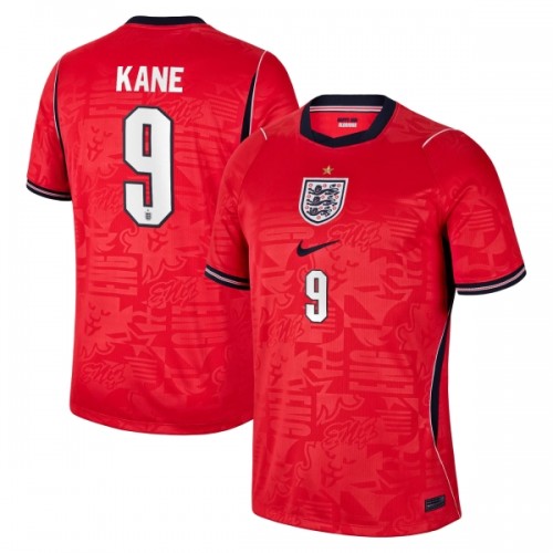 Maglia Inghilterra Kane 9 Secondo Mondiali 2026 Maniche Corte - Uomo Maglia Inghilterra Kane 9 Secondo Mondiali 2026 Maniche Corte - Uomo