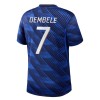 Divisa Francia O. Dembele 7 Primo Mondiali 2026 Maniche Corte - Bambino