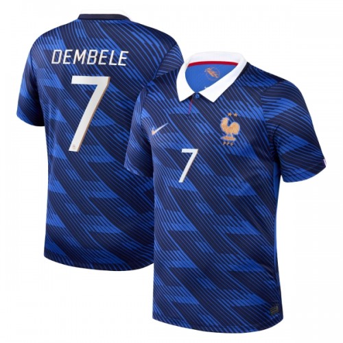 Maglia Francia O. Dembele 7 Primo Mondiali 2026 Maniche Corte - Uomo Maglia Francia O. Dembele 7 Primo Mondiali 2026 Maniche Corte - Uomo
