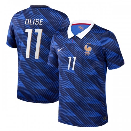 Maglia Francia Olise 11 Primo Mondiali 2026 Maniche Corte - Uomo Maglia Francia Olise 11 Primo Mondiali 2026 Maniche Corte - Uomo