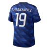 Maglia Francia Theo Hernandez 19 Primo Mondiali 2026 Maniche Corte - Uomo