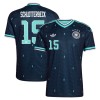 Maglia Germania N. Schlotterbeck 15 Secondo Mondiali 2026 Maniche Corte - Uomo