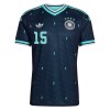Maglia Germania N. Schlotterbeck 15 Secondo Mondiali 2026 Maniche Corte - Uomo