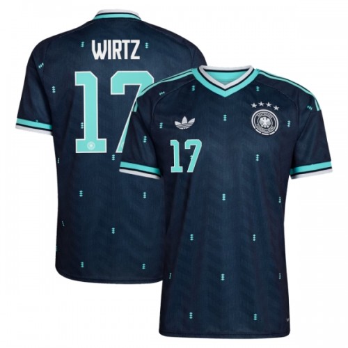 Maglia Germania Wirtz 17 Secondo Mondiali 2026 Maniche Corte - Uomo Maglia Germania Wirtz 17 Secondo Mondiali 2026 Maniche Corte - Uomo