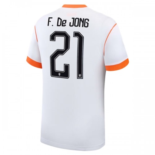 Maglia Paesi Bassi F. De Jong 21 Secondo Mondiali 2026 Maniche Corte - Uomo Maglia Paesi Bassi F. De Jong 21 Secondo Mondiali 2026 Maniche Corte - Uomo