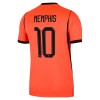 Maglia Paesi Bassi Memphis 10 Primo Mondiali 2026 Maniche Corte - Uomo