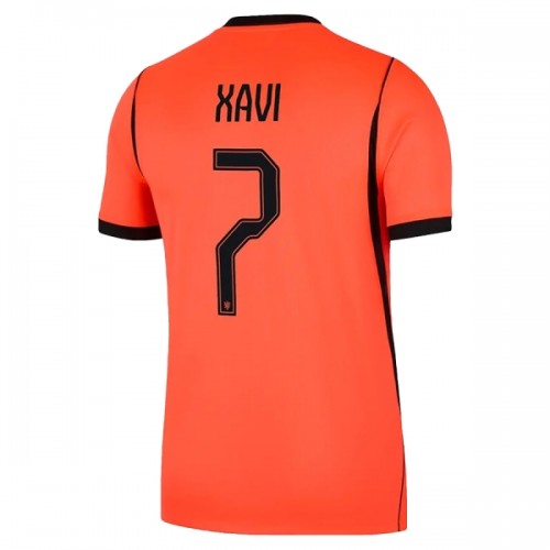 Maglia Paesi Bassi Xavi 7 Primo Mondiali 2026 Maniche Corte - Uomo Maglia Paesi Bassi Xavi 7 Primo Mondiali 2026 Maniche Corte - Uomo
