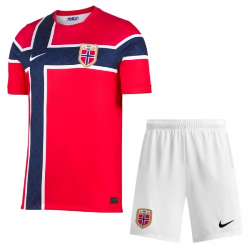 Divisa Norvegia Primo Mondiali 2026 Maniche Corte - Bambino Divisa Norvegia Primo Mondiali 2026 Maniche Corte - Bambino
