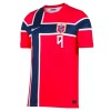 Maglia Norvegia Haaland 9 Primo Mondiali 2026 Maniche Corte - Uomo